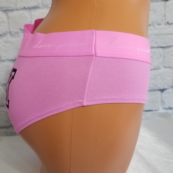 PINK Victoria's Secret Logo Hipster Panties Large New - Picture 4 of 16